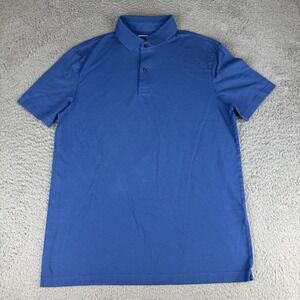 Charles Tyrwhitt Jermyn Street London Men's 100% Cotton Polo Blue Size M
